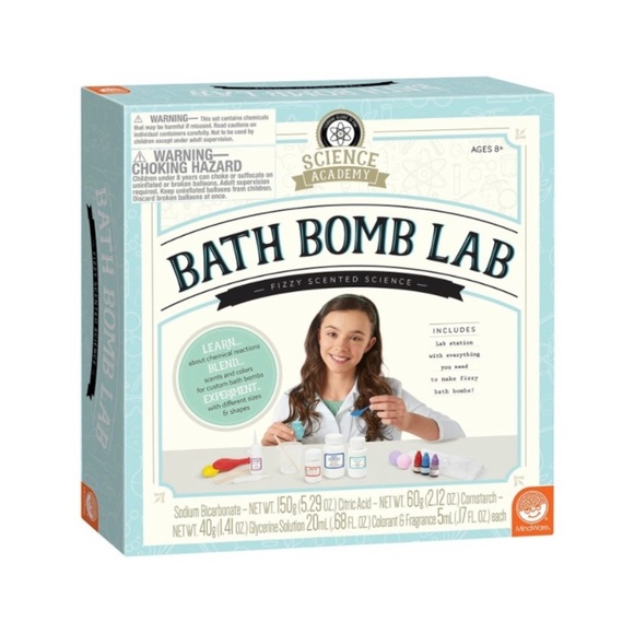 BATH BOMB LAB Fizzy Scented Science by MindWare; New in Box. - Picture 8 of 8